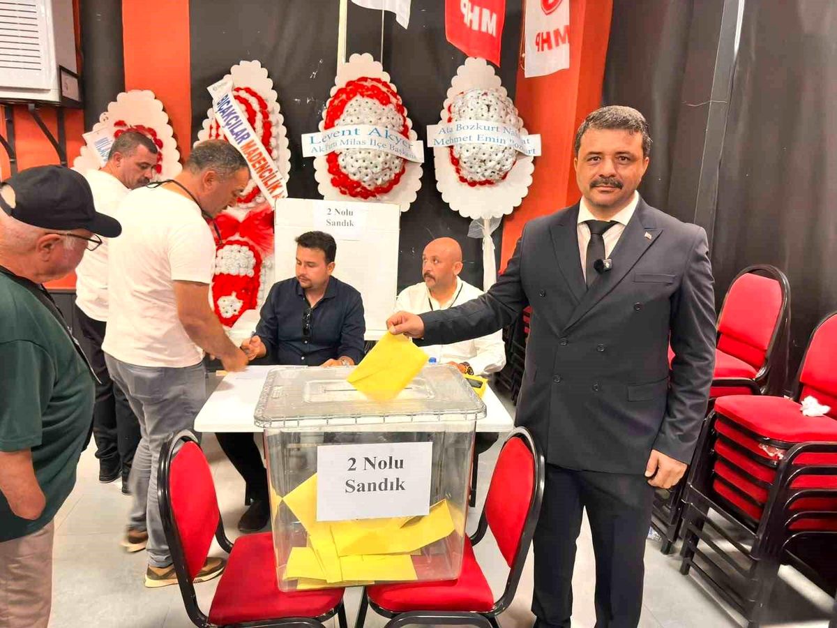 MHP Milas'ta Başkan Ongün güven tazeledi
