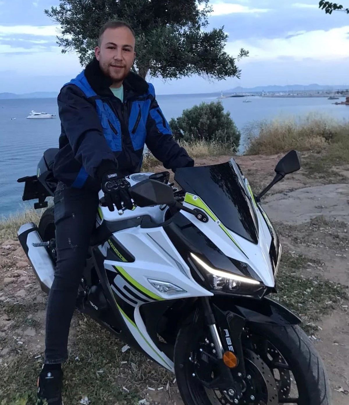Denizli'de meydana gelen motosiklet kazasında hayatını kaybeden sürücünün fotoğrafı.