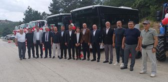Tosya Belediyesi 14 yeni aracı hizmete aldı