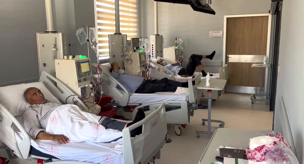 Tunceli Ovacık Devlet Hastanesi'nde yeni hizmete giren diyaliz ünitesi.