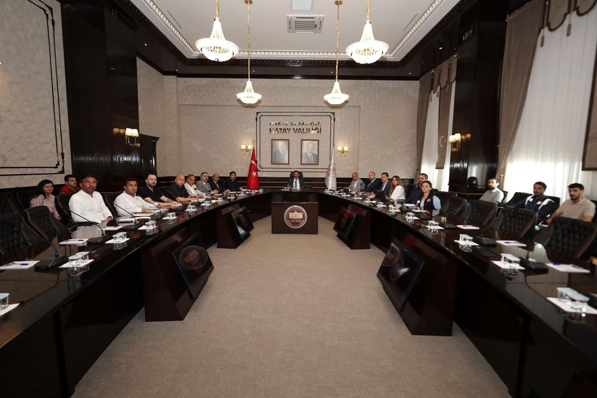 Hatay Valisi Mustafa Masatlı başkanlığında Antakya Tarihi Kent Merkezi imar çalışmaları toplantısı