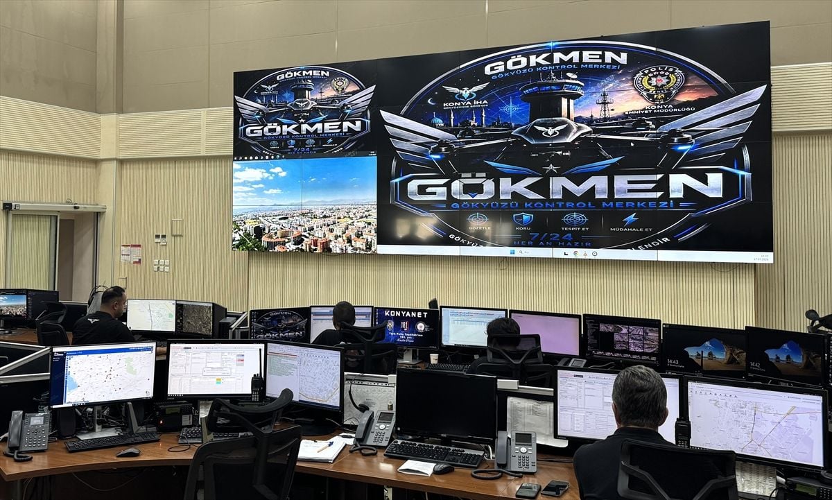Yapay zeka destekli 'Gökmen' dron sistemi, Konya'nın kent güvenliğine katkı sağlayacak
