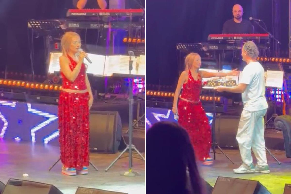 Yıldız Tilbe'den sahnede şoke eden çıkış