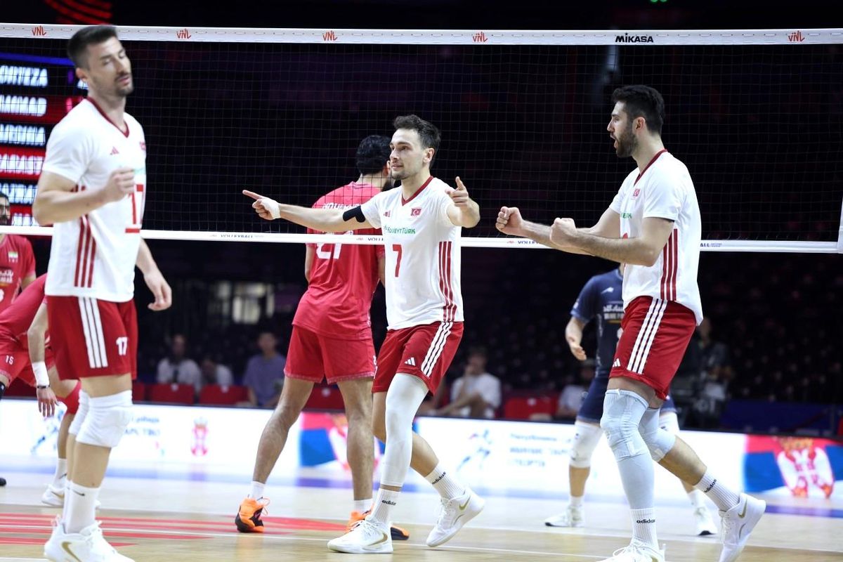 A Milli Erkek Voleybol Takımı, tarihinde ilk kez Milletler Ligi'nde çeyrek finalde