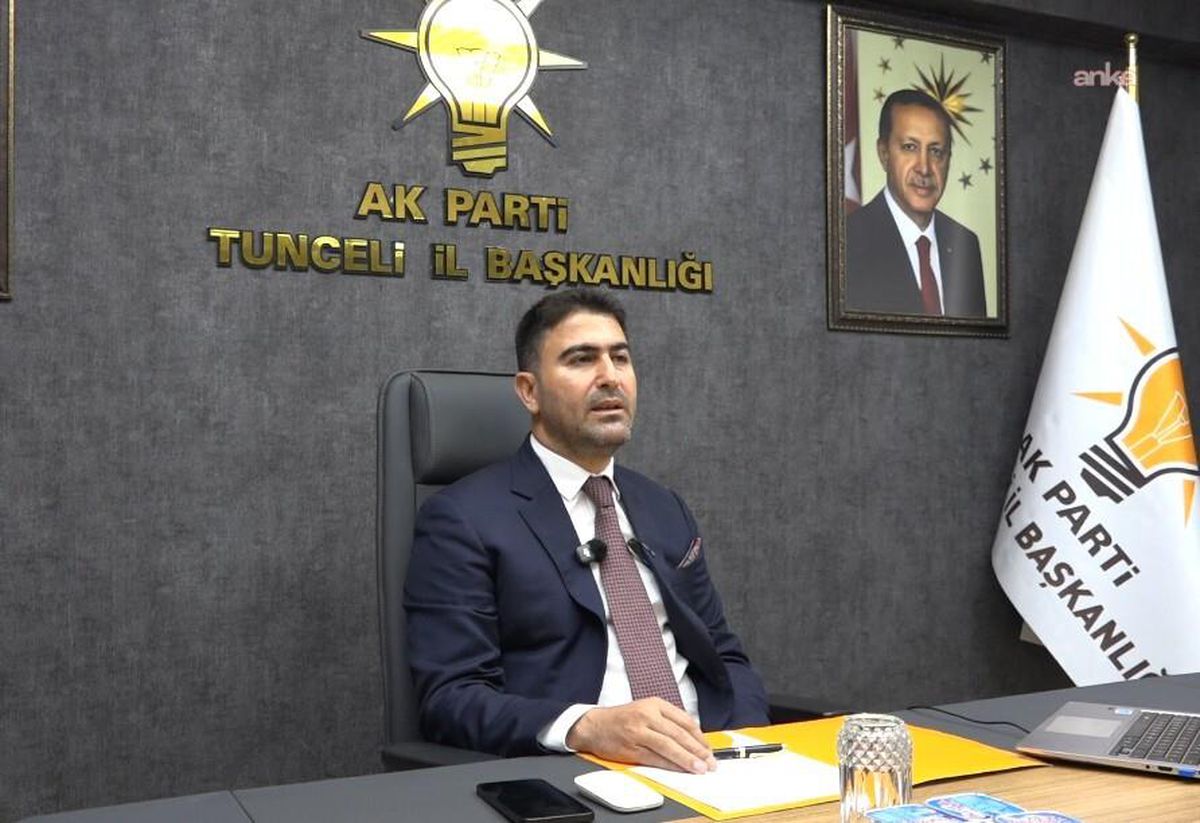 AK Parti Tunceli İl Başkanı Hakan Özer görevinden istifa etti