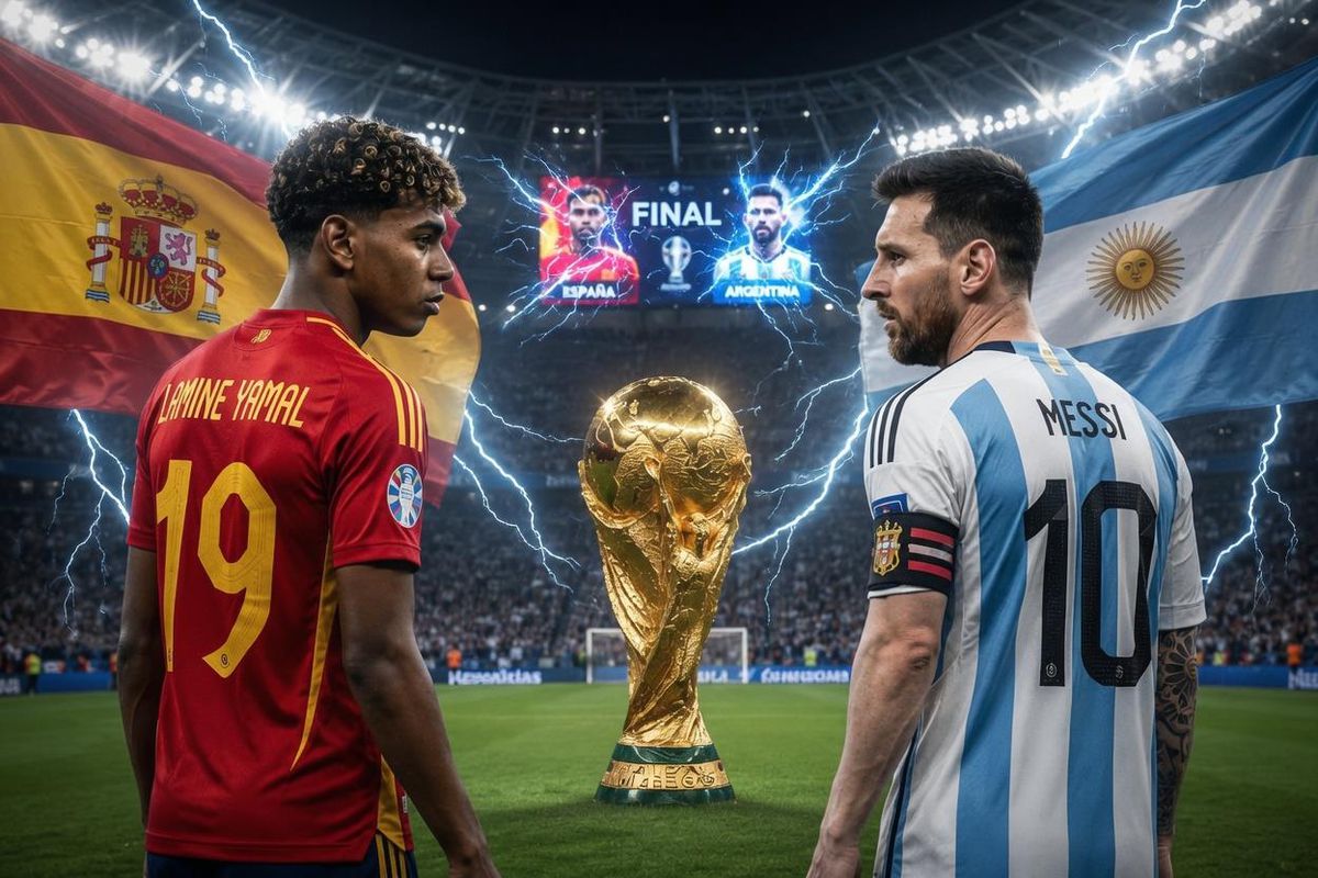 FIFA 2026 Dünya Kupası finalinde İspanya ve Arjantin milli takımları karşı karşıya geliyor.
