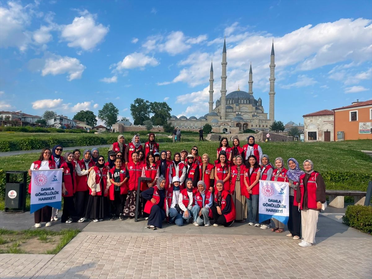 Edirne'de 'Damla Gönüllülük Hareketi' proje çalışması başladı