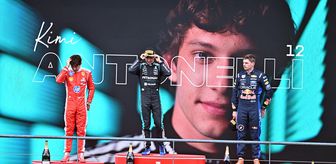 Formula 1'de sezonun 10. yarışı Belçika Grand Prix'sini Kimi Antonelli kazandı