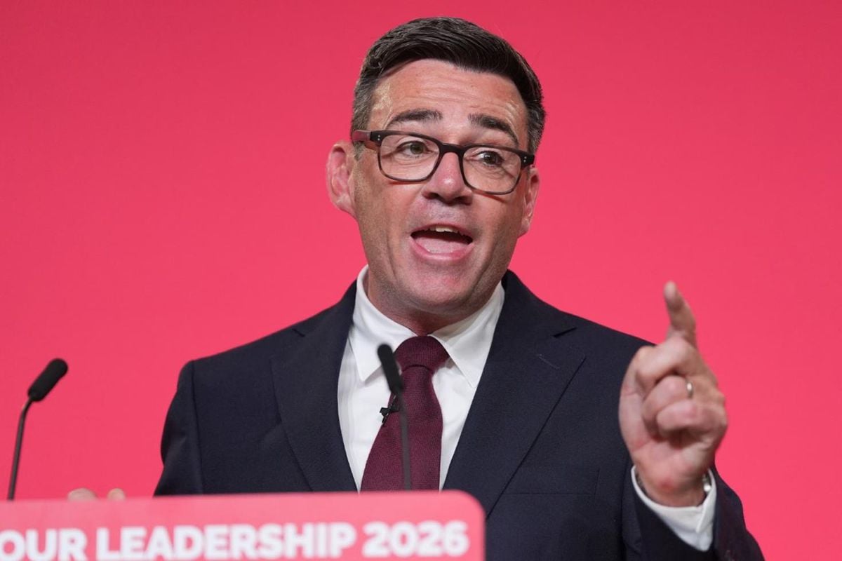 İngiltere Başbakanı Andy Burnham'ın Gazze ve İsrail ile ilgili açıklamalarını gösteren bir görsel.