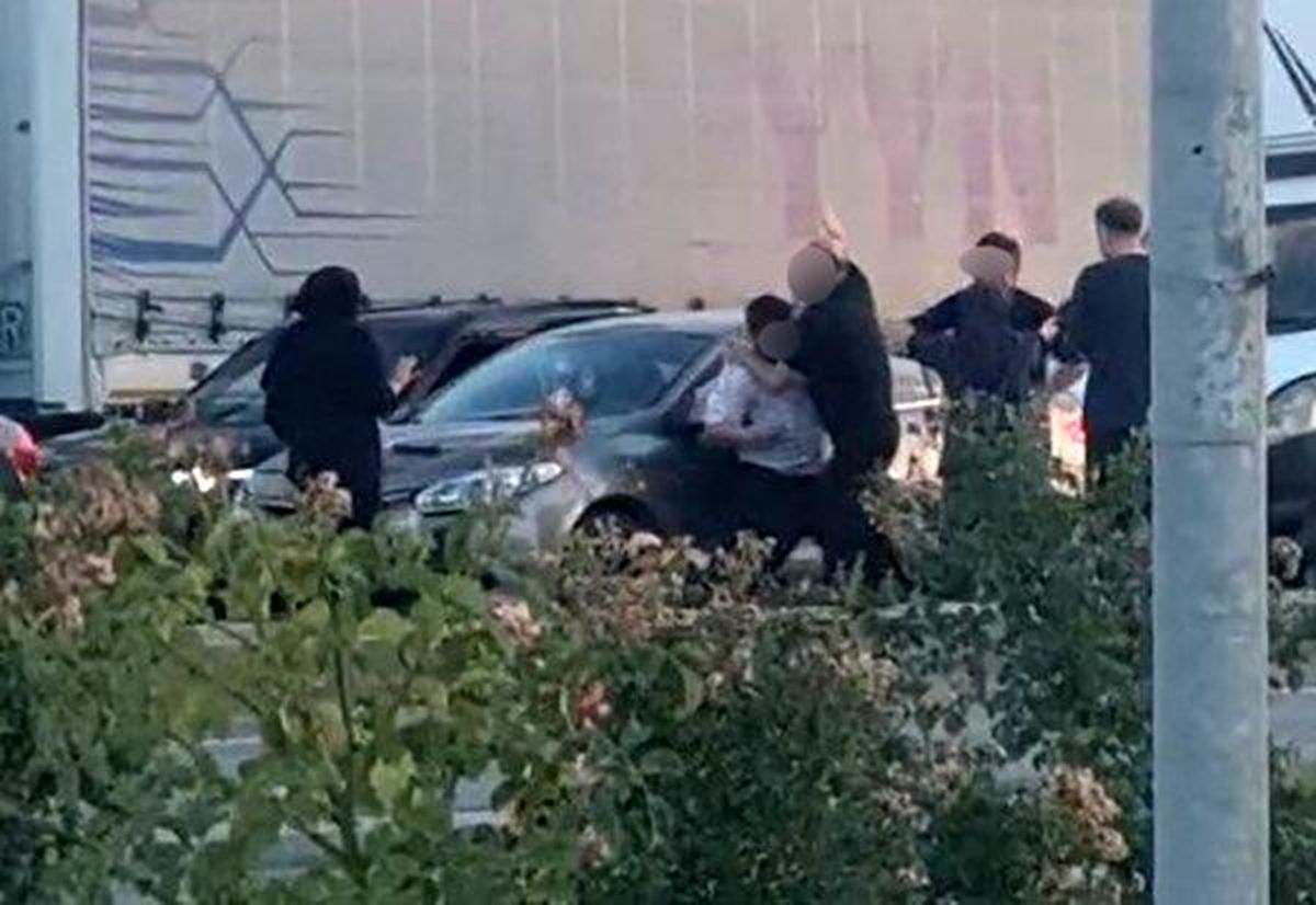 Konya'da trafikte yumruklu kavga