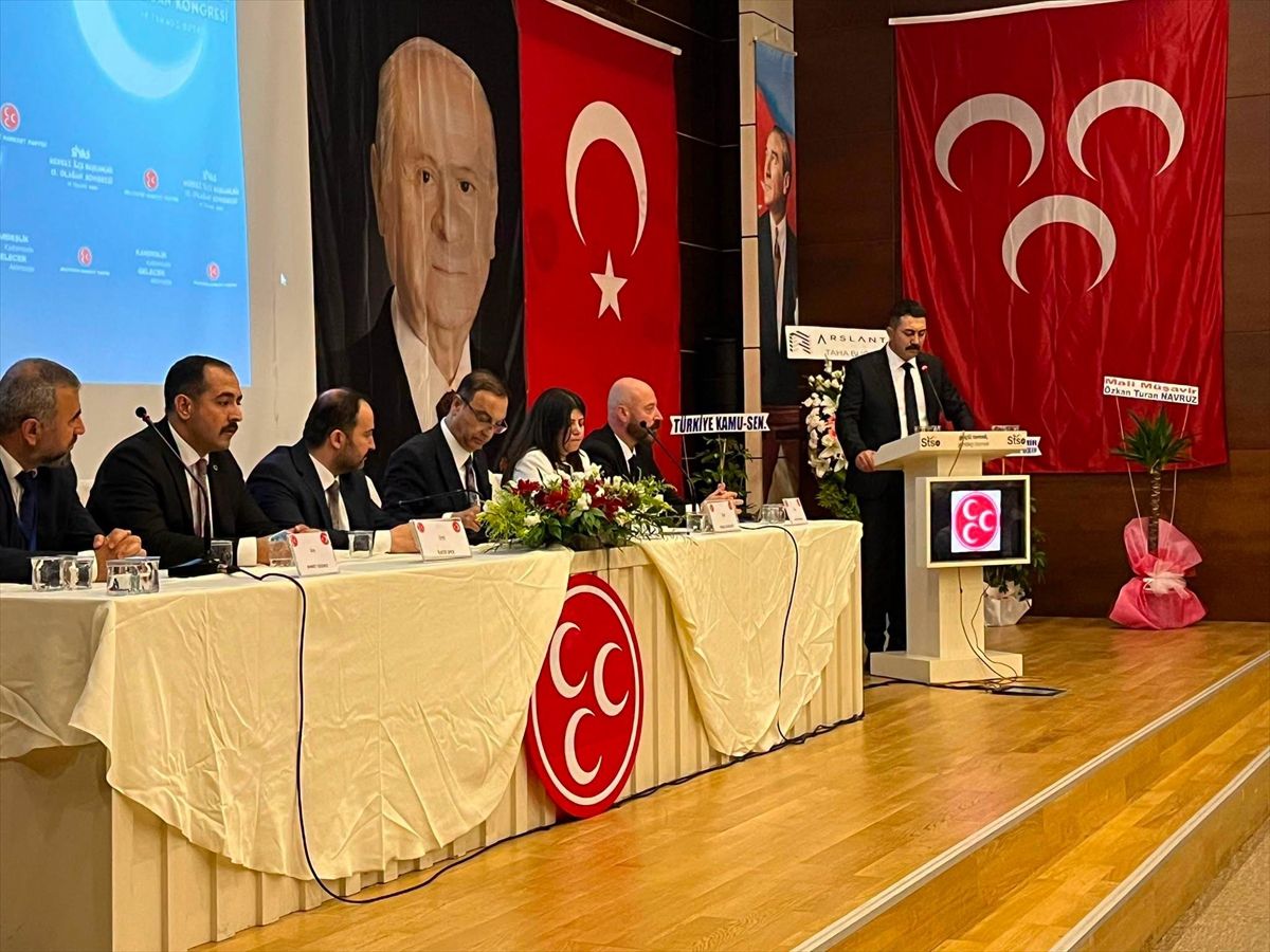 MHP Sivas Merkez İlçe Başkanlığı kongresinden genel görüntü.