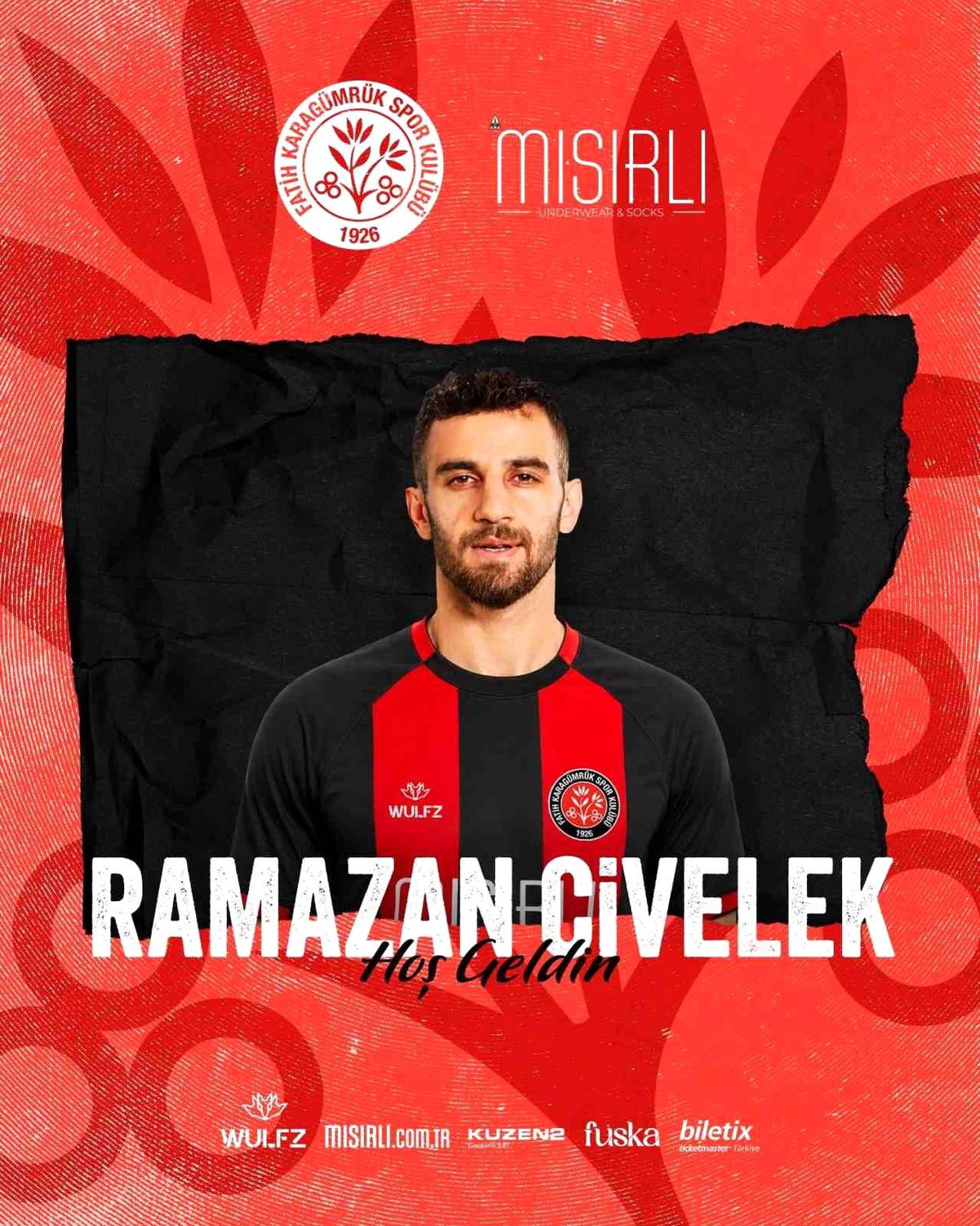Ramazan Civelek Karagümrük'e transfer oldu