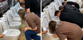Rusya'da 52 bin TL’lik ödül için klozetteki içeceği içtiler