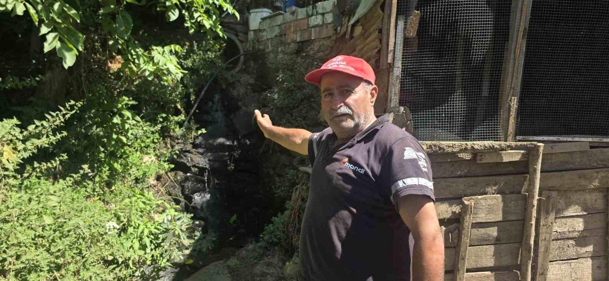 Tire'nin turizm cenneti Kaplan Mahallesi'nde açık kanalizasyon tepkisi