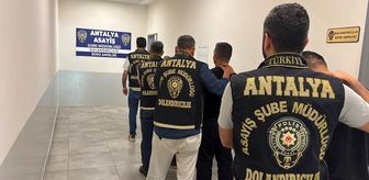 Antalya'daki haftalık asayiş denetimlerinde yakalanan 1975 şüpheliden 242'si tutuklandı