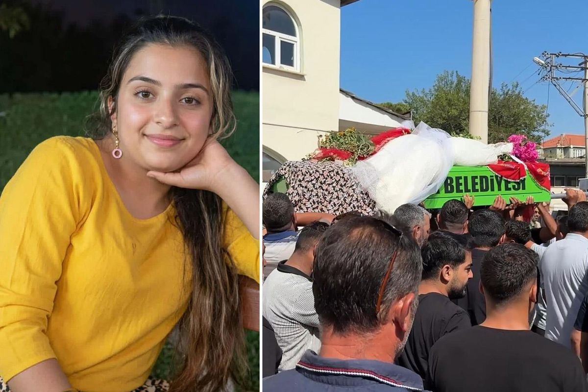 15 yaşındaki Eda, son yolculuğuna gelinlikle uğurlandı