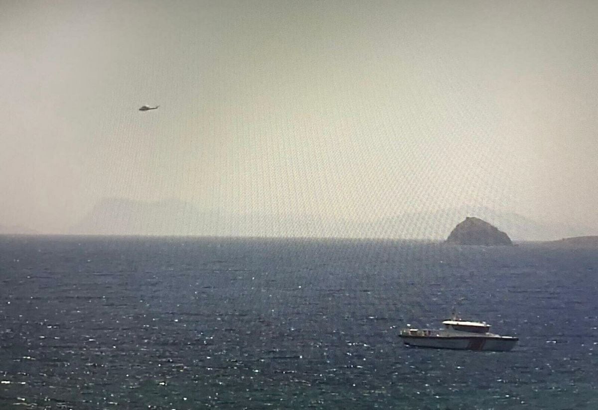 Bodrum'da jet ski kazası sonrası olay yeri.