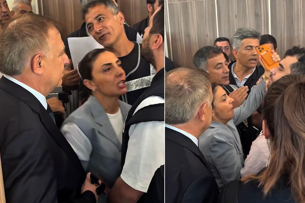 Bozbey'in davası öncesi tansiyon yükseldi! Milletvekili ile polis arasında arbede