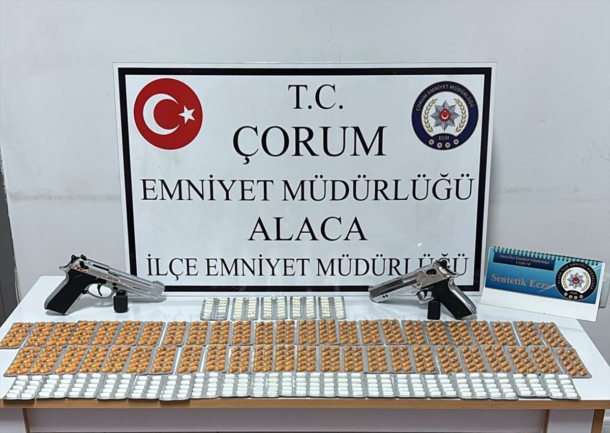 Çorum'da uyuşturucu ticareti yaptığı iddiasıyla 1 kişi tutuklandı