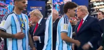 Cristian Romero'dan Donald Trump'a soğuk tavır! Elini sıkmadı