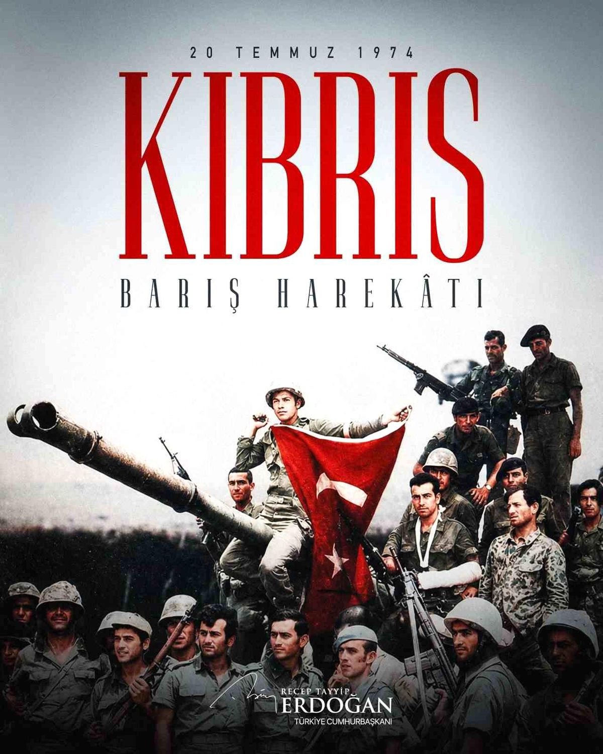 Erdoğan: Kıbrıs Türkü'nü asla yalnız bırakmayız
