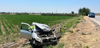 Hatay'da tarlaya yuvarlanan otomobildeki 2 kişi yaralandı