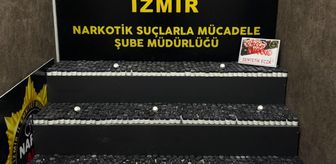 İzmir'de 29 kilo 200 gram sentetik uyuşturucu ele geçirildi