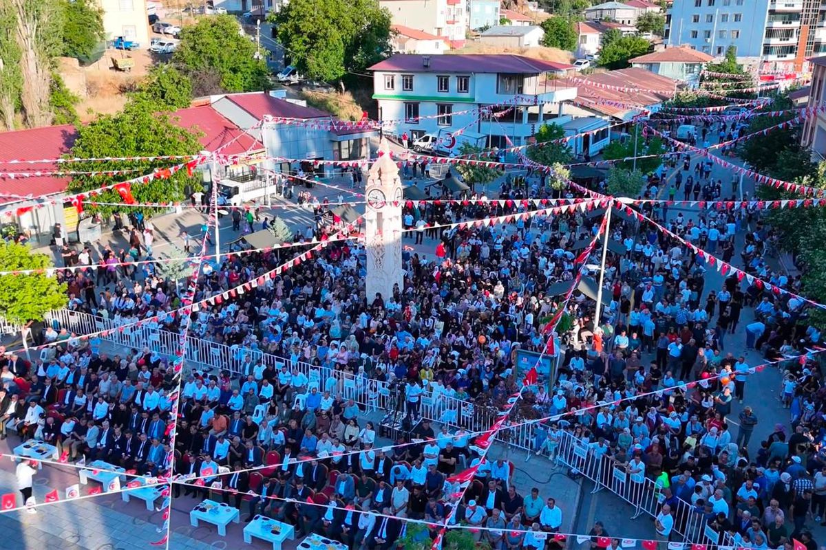 Malatya'nın Kuluncak ilçesinde düzenlenen ilk kültür festivalinden genel bir görüntü.