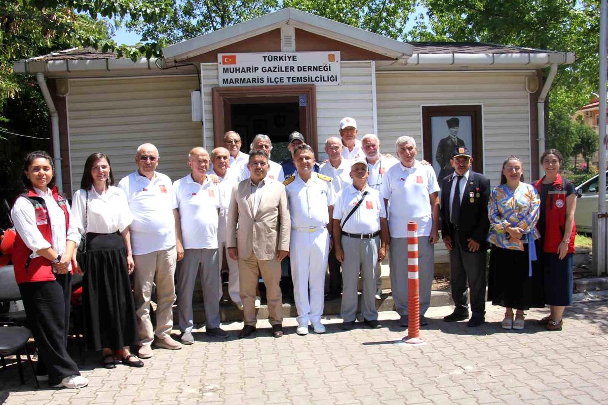 Marmaris'te Kıbrıs Gazilerine Anlamlı Ziyaret: 'Vatan İçin Yine Hazırız'