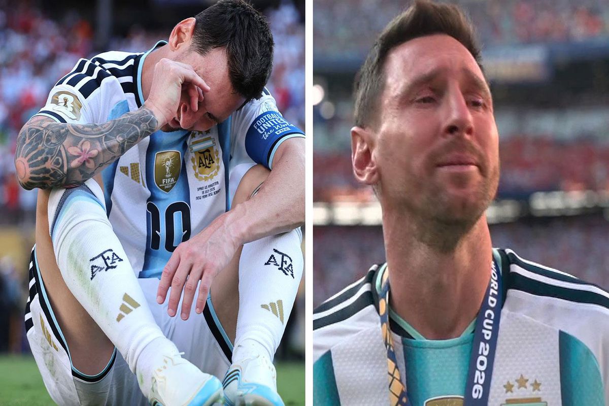 Lionel Messi, Dünya Kupası finali sonrası açıklama yapıyor.