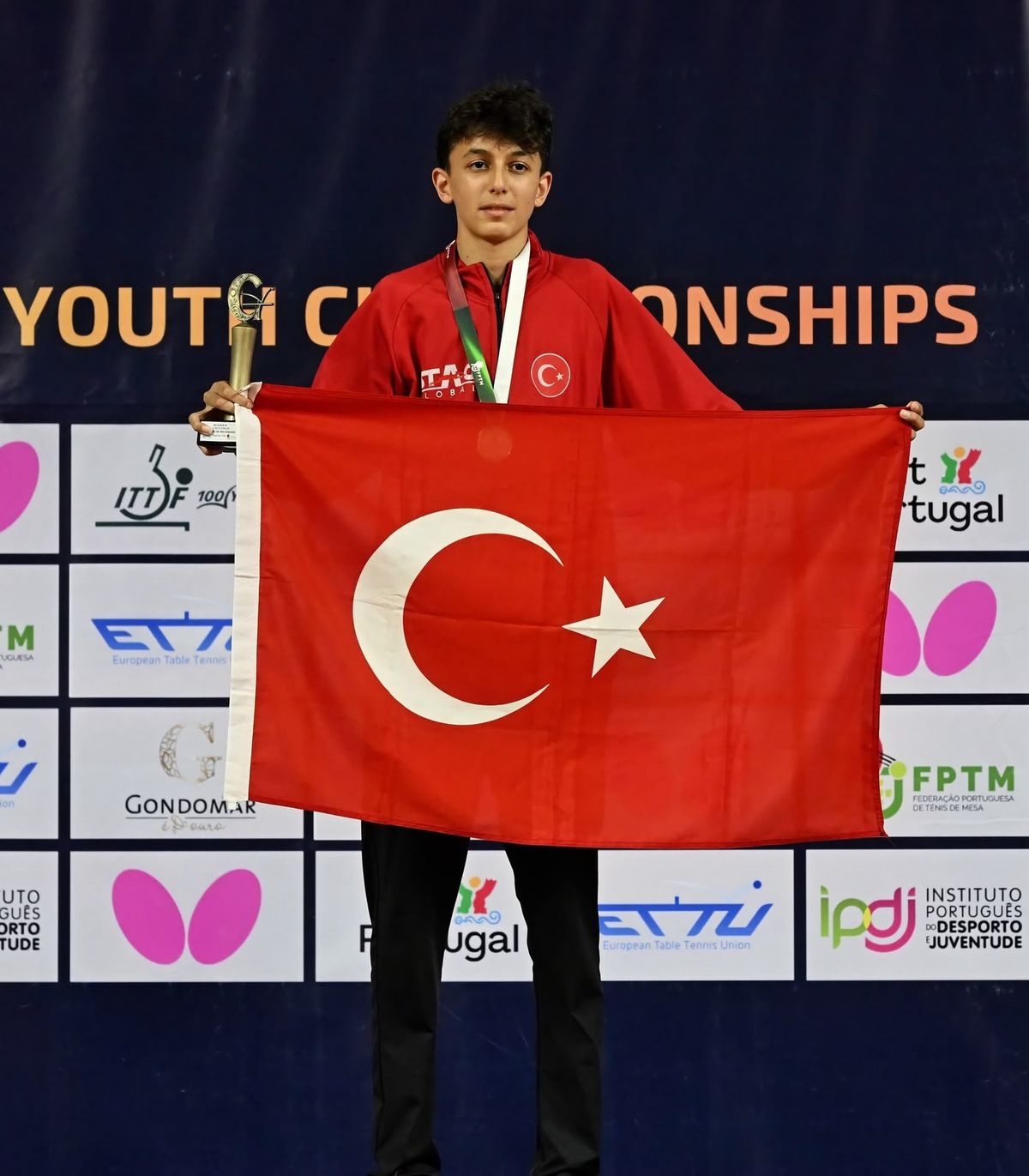 Milli masa tenisçisi Görkem Öçal, Avrupa şampiyonu oldu