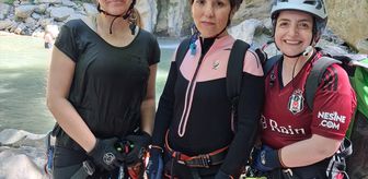 Sakarya'daki Doğançay Şelalesi doğa ve sporseverleri ağırlıyor