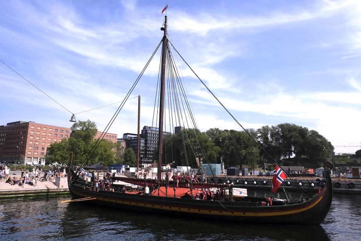 The Odyssey' Filminde Kullanılan Viking Gemisi, Norveç'in Başkenti Oslo'da Ziyarete Açıldı