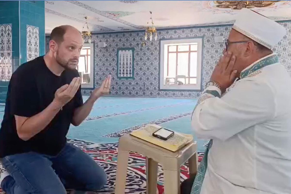 Türk kültüründen etkilenen Alman damat Müslüman oldu