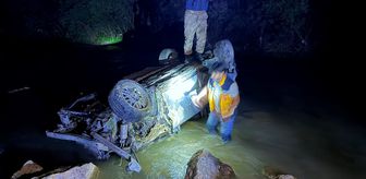 Bingöl'de uçurumdan yuvarlanan otomobilin sürücüsü öldü