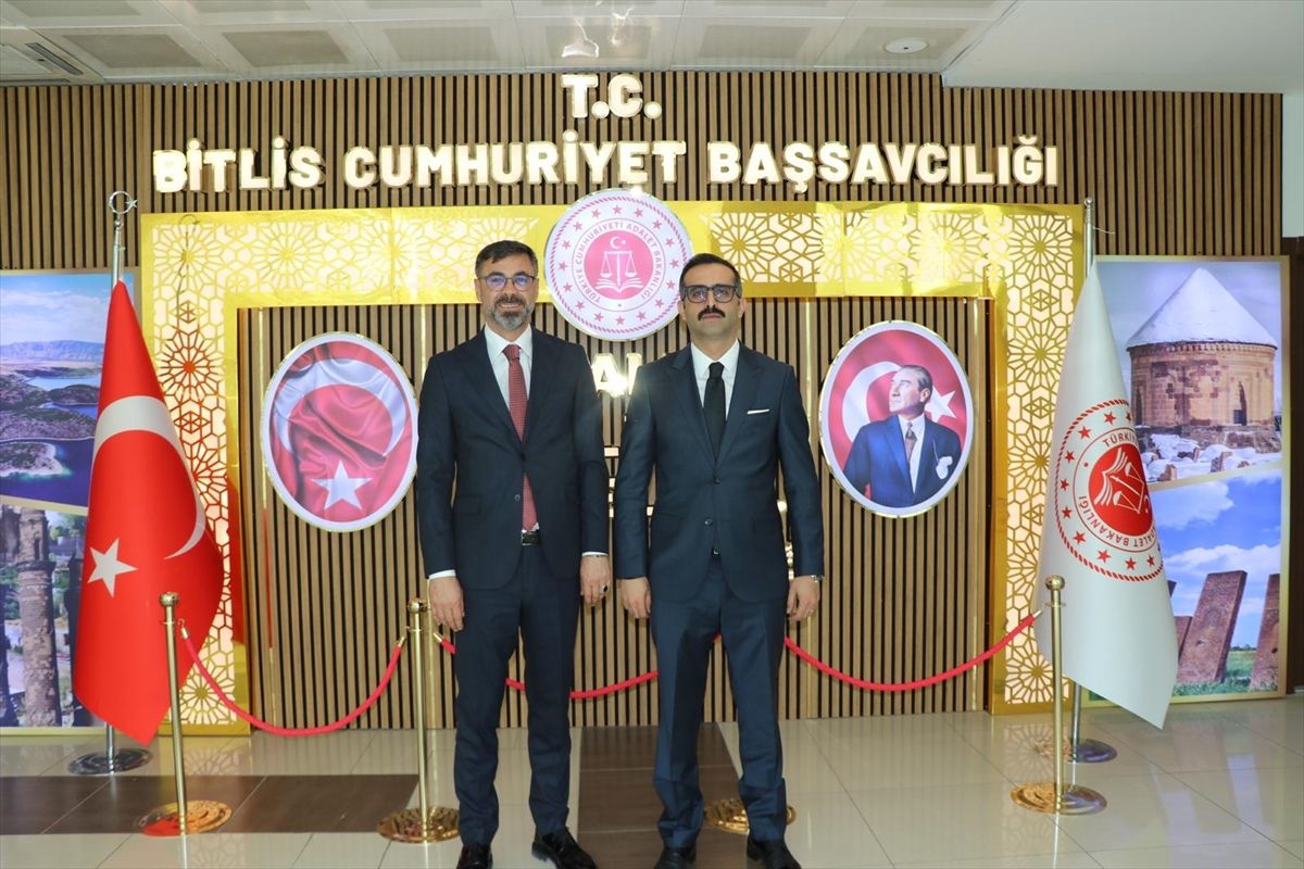Bitlis Cumhuriyet Başsavcısı Kandemir'e hayırlı olsun ziyareti