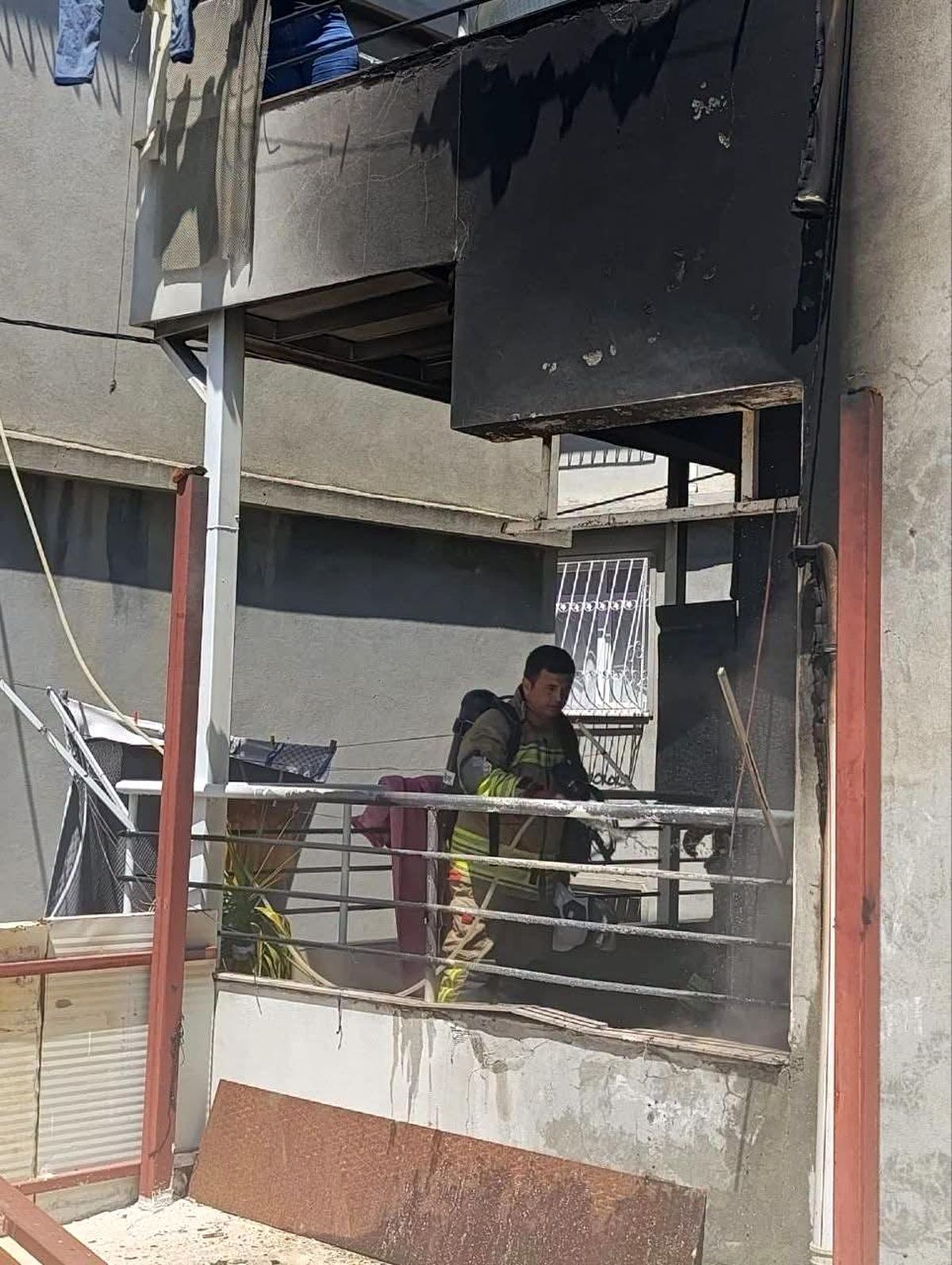 Defne'de ev yangını yaşandı