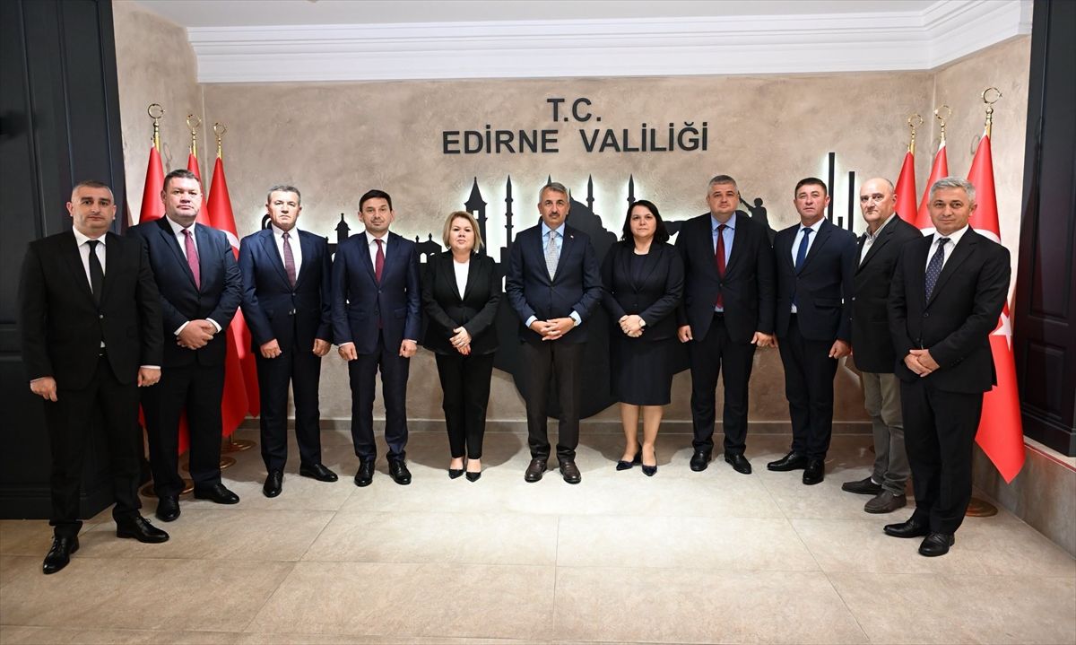 Edirne Valisi Sezer, Bulgaristan'dan gelen heyeti kabul etti