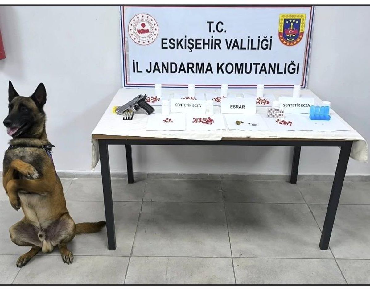 Eskişehir'de uyuşturucu operasyonu, yakalanan 2 şüpheliden 1'i tutuklandı