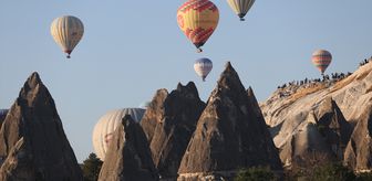 Kapadokya'da yılın ilk yarısında 250 bini aşkın turist balon turuna katıldı