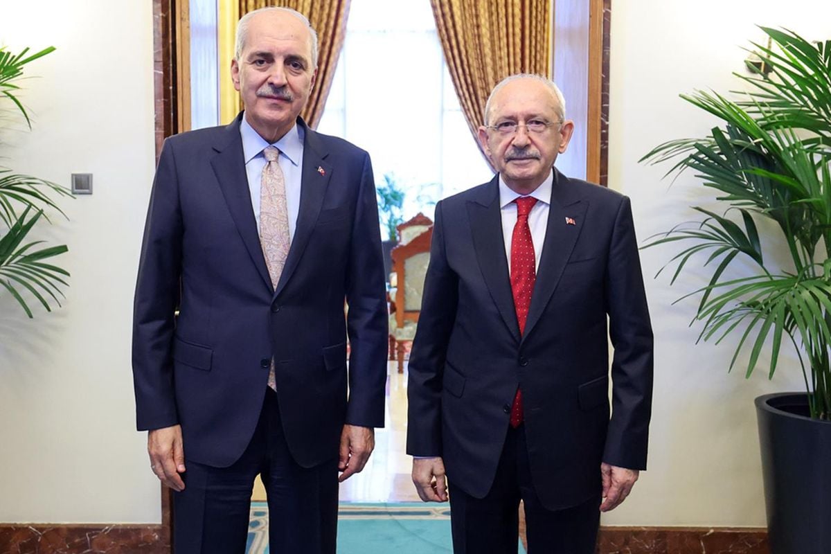 TBMM Başkanı Numan Kurtulmuş, Kılıçdaroğlu ile görüştü