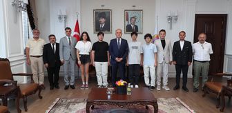 Ordu Valisi Erol, LGS'de tam puan alan öğrencileri tebrik etti