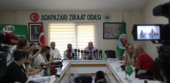 Sakarya Ziraat Odaları İl Koordinasyon Kurulu Başkanı Bayraktar, basın toplantısında konuştu Açıklaması