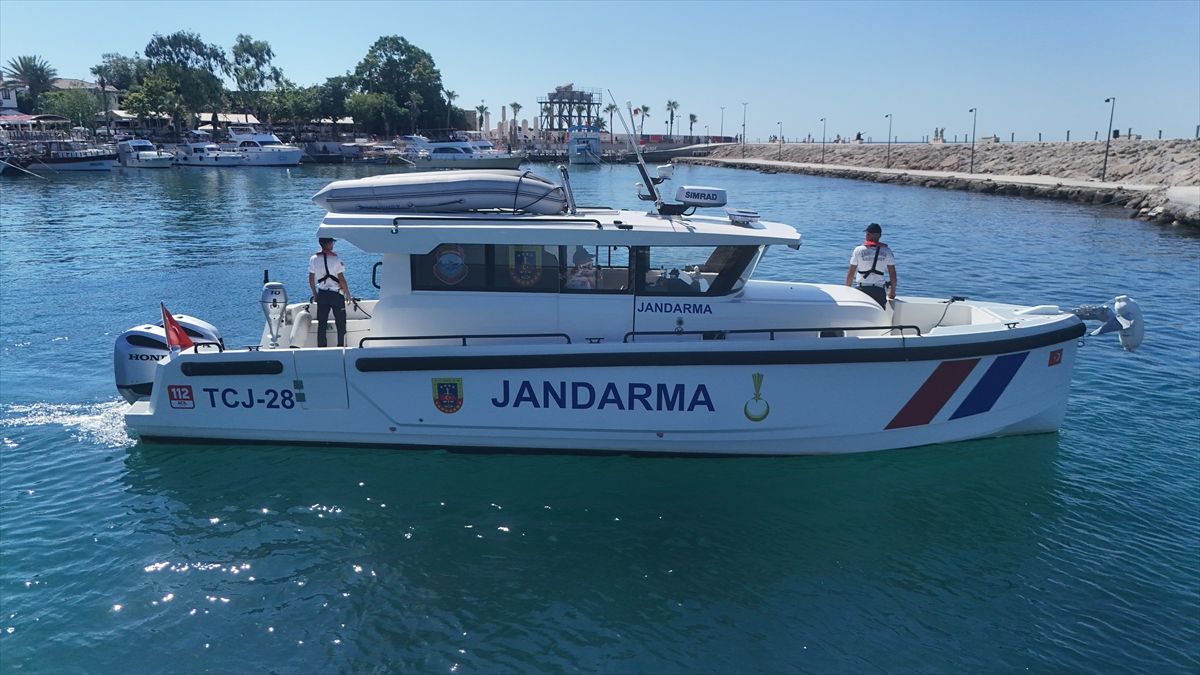 Side açıklarında jandarma asayiş botundan sıkı denetim