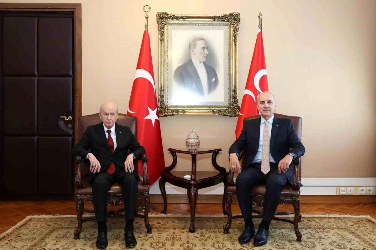 TBMM Başkanı Kurtulmuş'tan Bahçeli'ye ziyaret