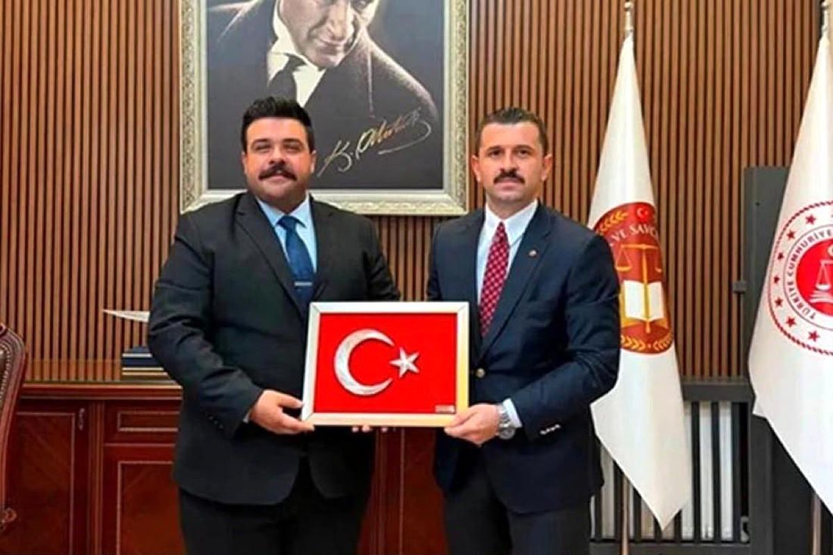 Tutak Kaymakamı Coşkun ve savcı eşinden Başsavcı Bilge'ye hayırlı olsun ziyareti