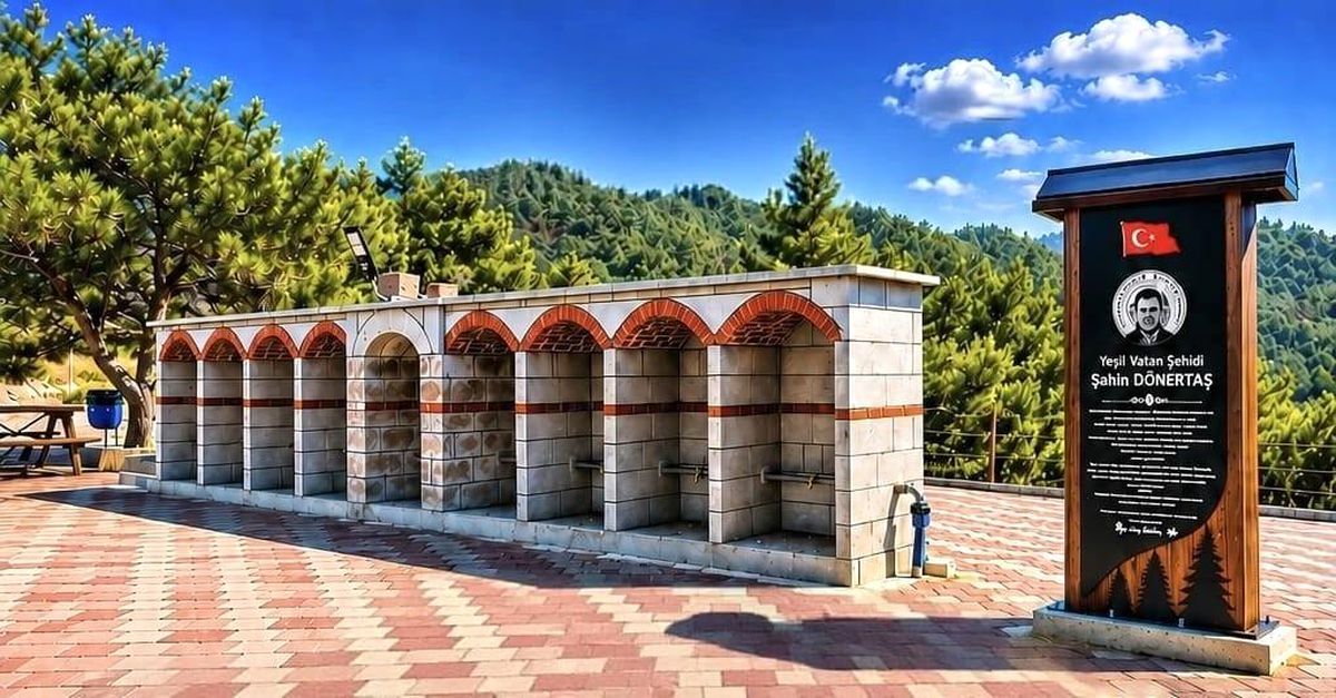 Orman Şehidi Şahin Dönertaş'ın Adı, Manisa'daki Şifalı Su Çeşmesine Verildi