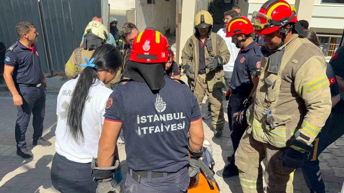 Avcılar'da kentsel dönüşüm kazası: 1 işçi yaralandı