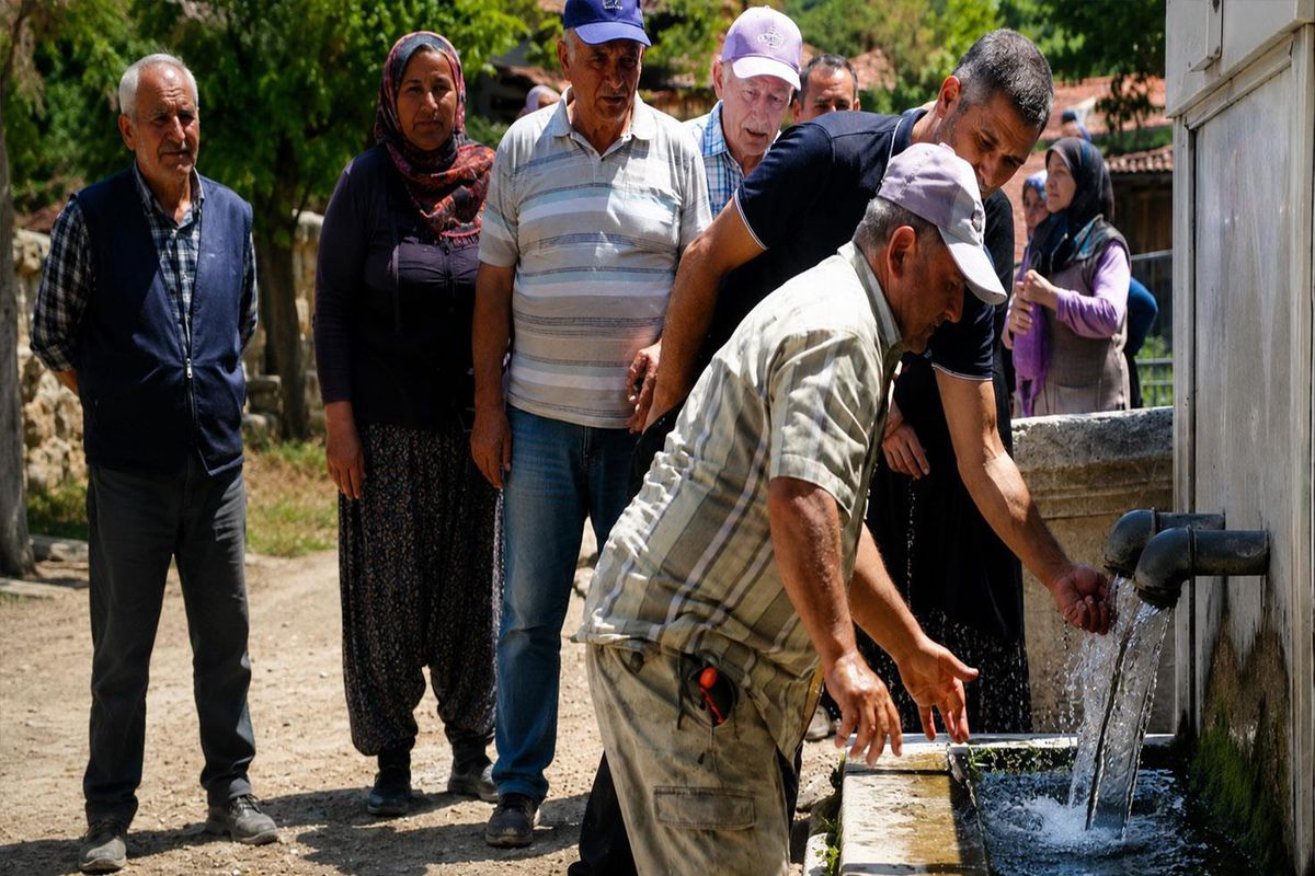 Bolu'da köylüleri isyan ettiren uygulama: Kendi imkanlarıyla yaptıkları su hattına sayaç takılacak
