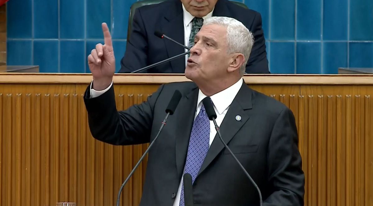İYİ Parti lideri Dervişoğlu: Kavramlarla bize oyun oynamaya kalkmayın, bu tezgaha düşmeyiz